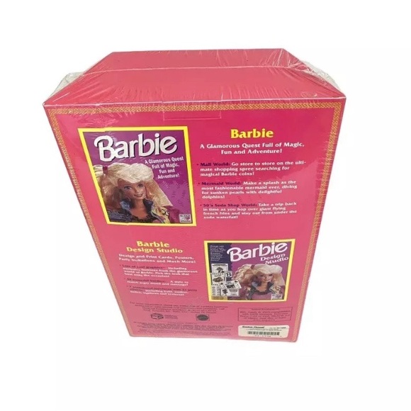 Earring Magic Barbie With Software Pak Radio Shack Exclusive 1992 Mattel - Picture 7 of 7